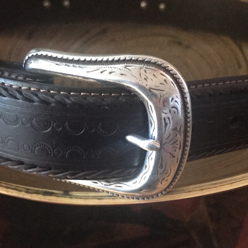 34” Genuine bonded leather belt (Sku 112)